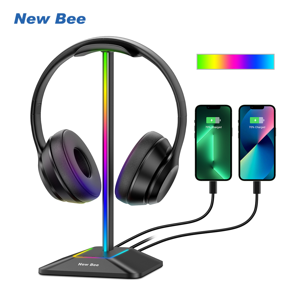 Headphone Stand Desk - Nova abelha z8 rgb fones de