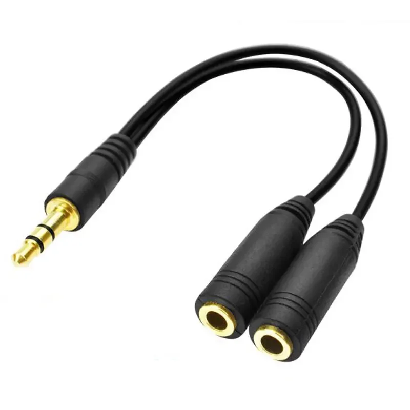 Earphone Splitter Jack - Divisor de fone de ouvido, cabo