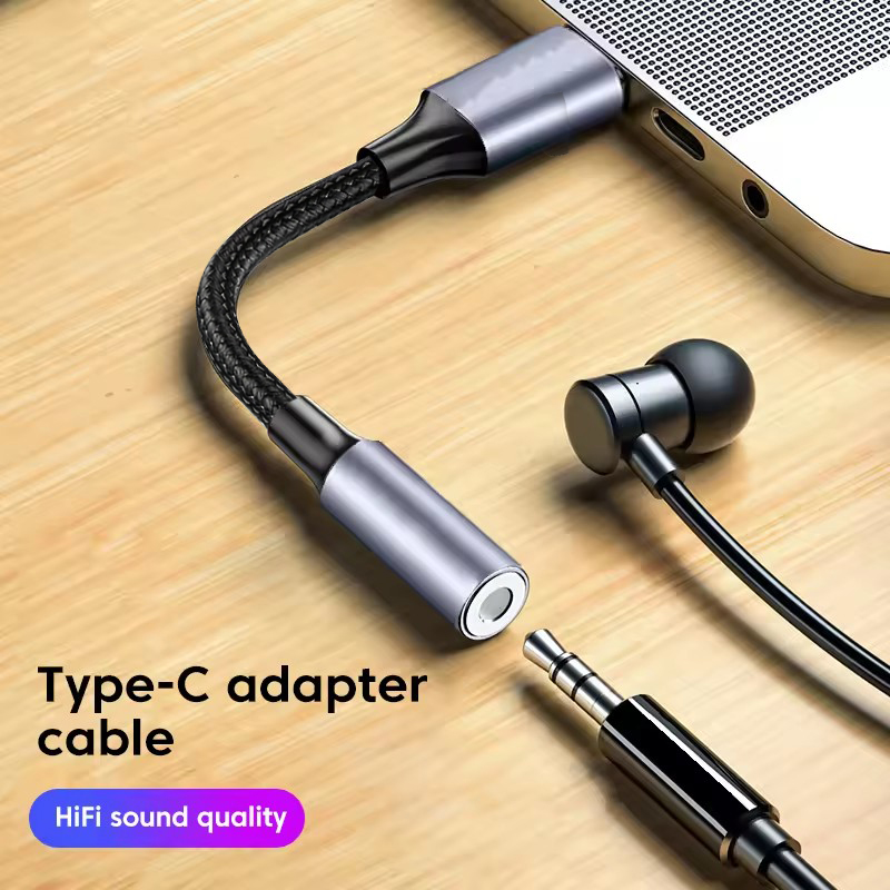 Audiophile Headphone Wired - Adaptador de Áudio USB-C DAC Tipo-C