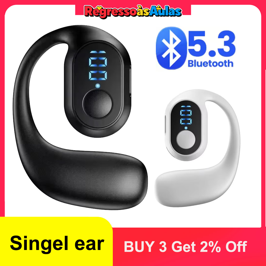Sports Earphone Hook - Sem fio bluetooth 5.4 orelha gancho