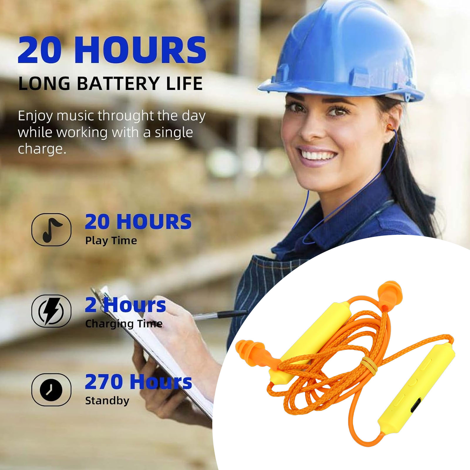 Bluetooth Headset On Ear - Fones de Ouvido Bluetooth com Protetores