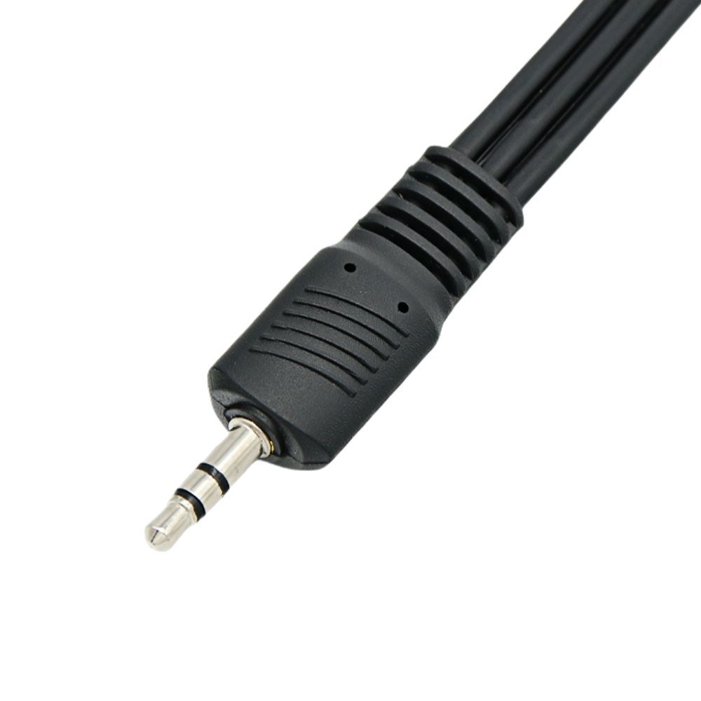 Earphone Splitter Jack - Adaptador Divisor de Áudio Auxiliar 3.5mm