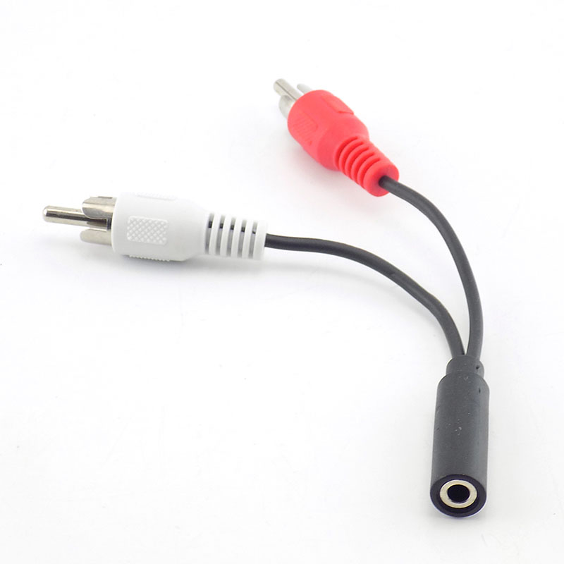 Cable Extension 3.5 - 3.5mm rca fêmea jack estéreo para