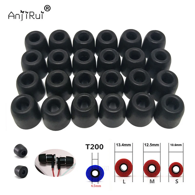 Earphone Foam Tip - 12 Pares de Almofadas de Espuma