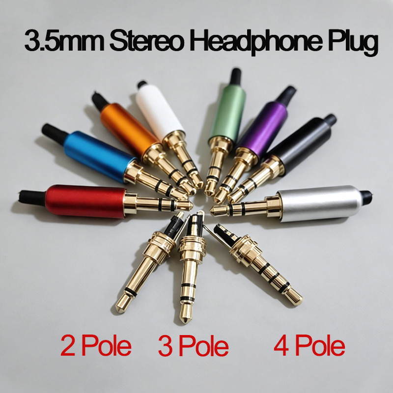Audiophile Headphone Wired - 1PC Conector de Áudio 3.5MM 2/3/4