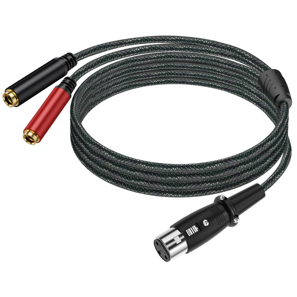 Cabo Divisor de Áudio Y XLR Fê - Earphone Splitter Jack avaliação e preço