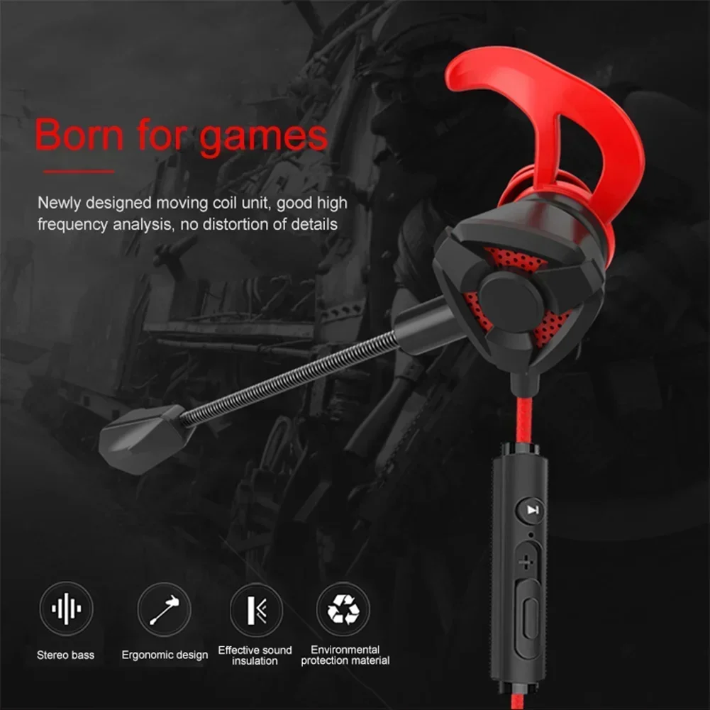 Gamer Headphones com microfone - Wired Earphone Mic avaliação e preço