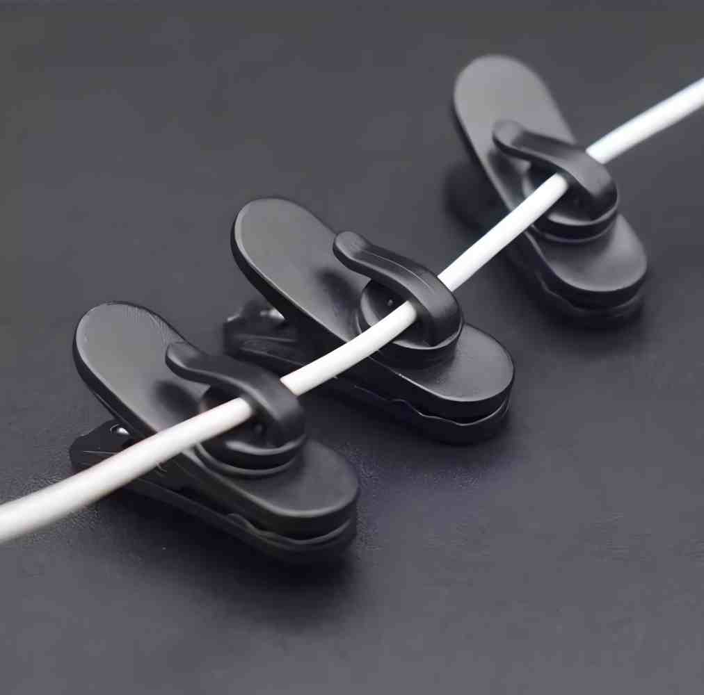 10pcs clipes giratórios do cab - Headphone Stand Desk avaliação e preço