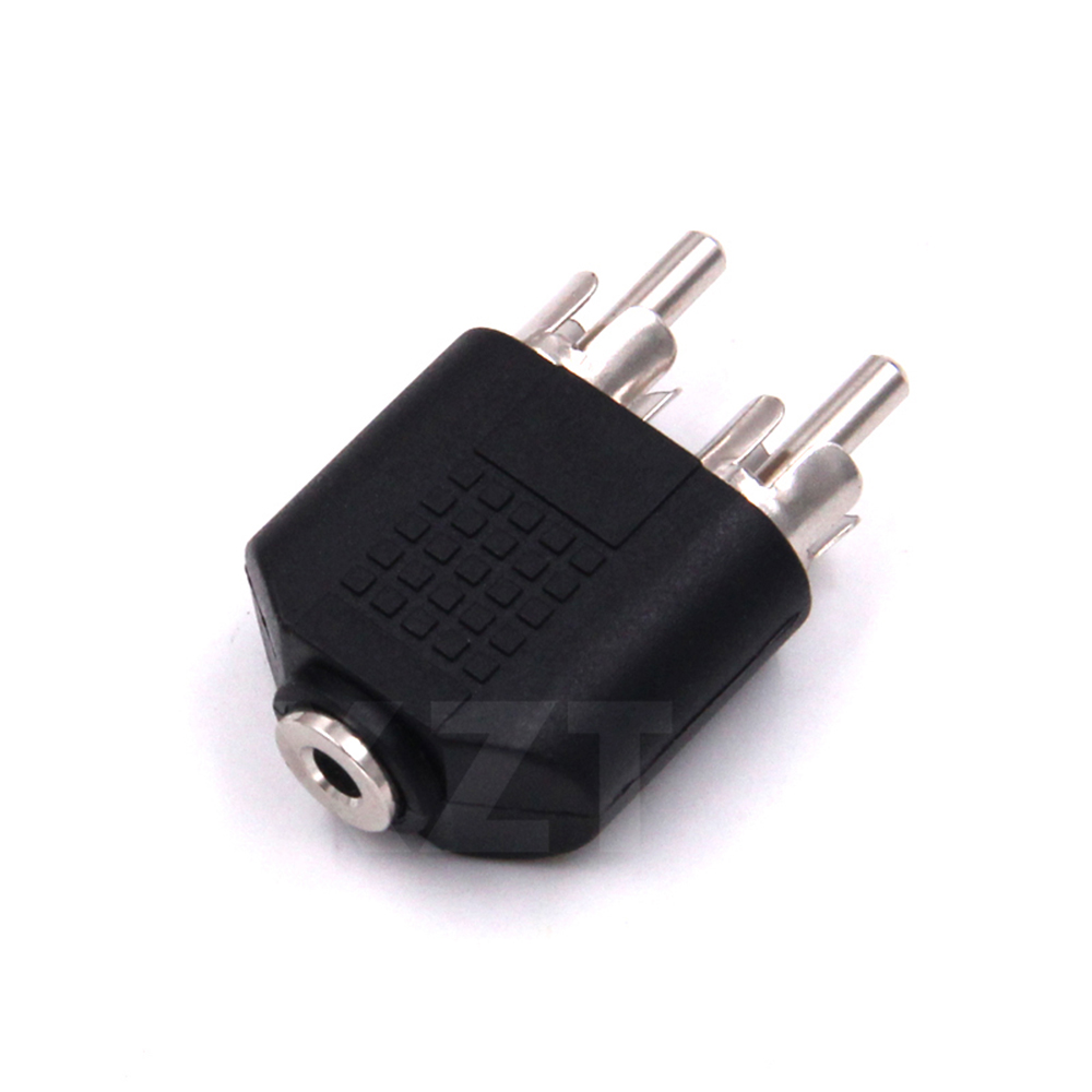 3.5mm estéreo macho para 2 rca - Earphone Splitter Jack avaliação e preço