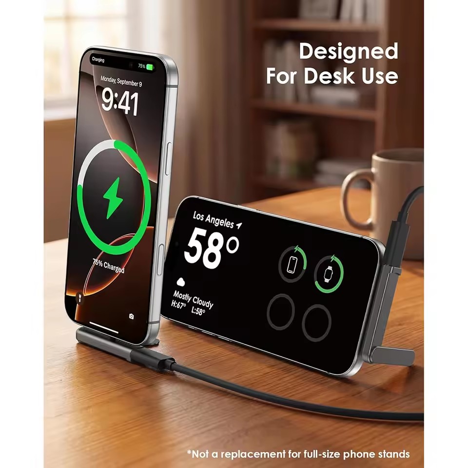 Adaptador dobrável portátil US - Headphone Stand Desk avaliação e preço