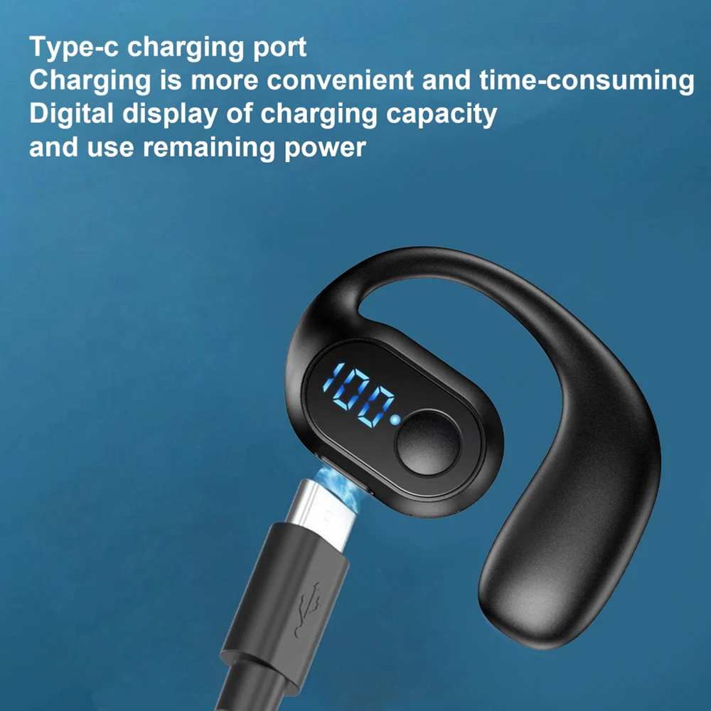 Sem fio bluetooth 5.4 orelha g - Sports Earphone Hook avaliação e preço