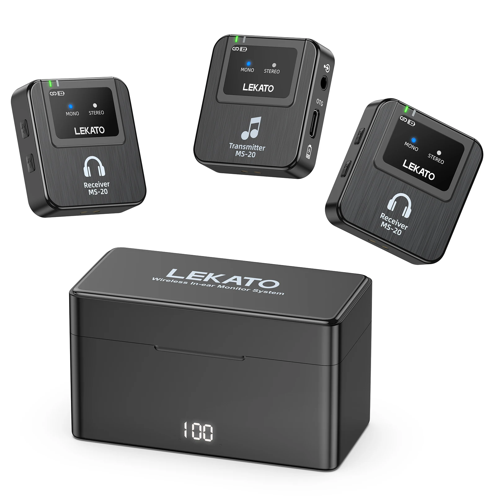 Lekato monitor intra-auricular - In Ear Monitor Iem avaliação e preço