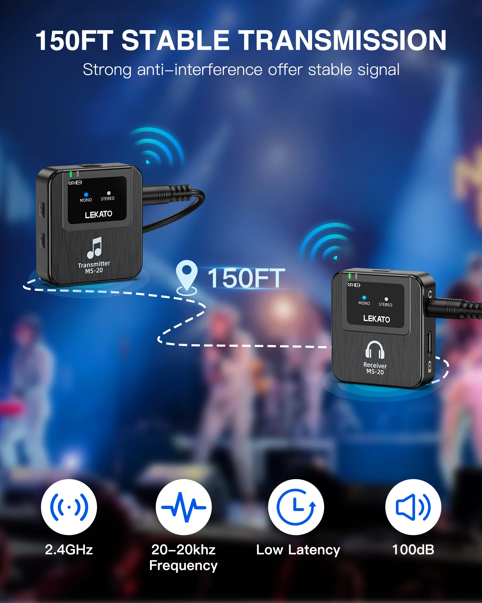 Lekato monitor intra-auricular - In Ear Monitor Iem avaliação e preço
