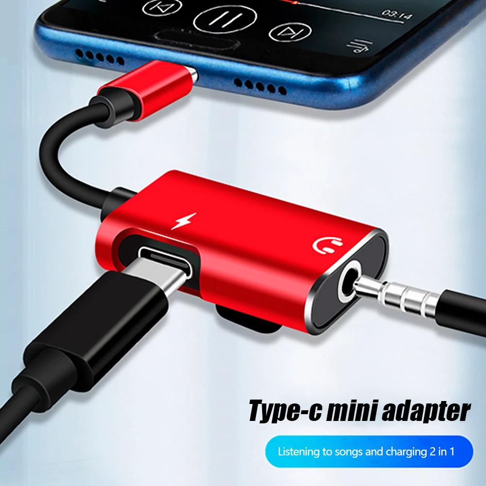 Adaptador 2 em 1 USB-C para Ja - Earphone Splitter Jack avaliação e preço