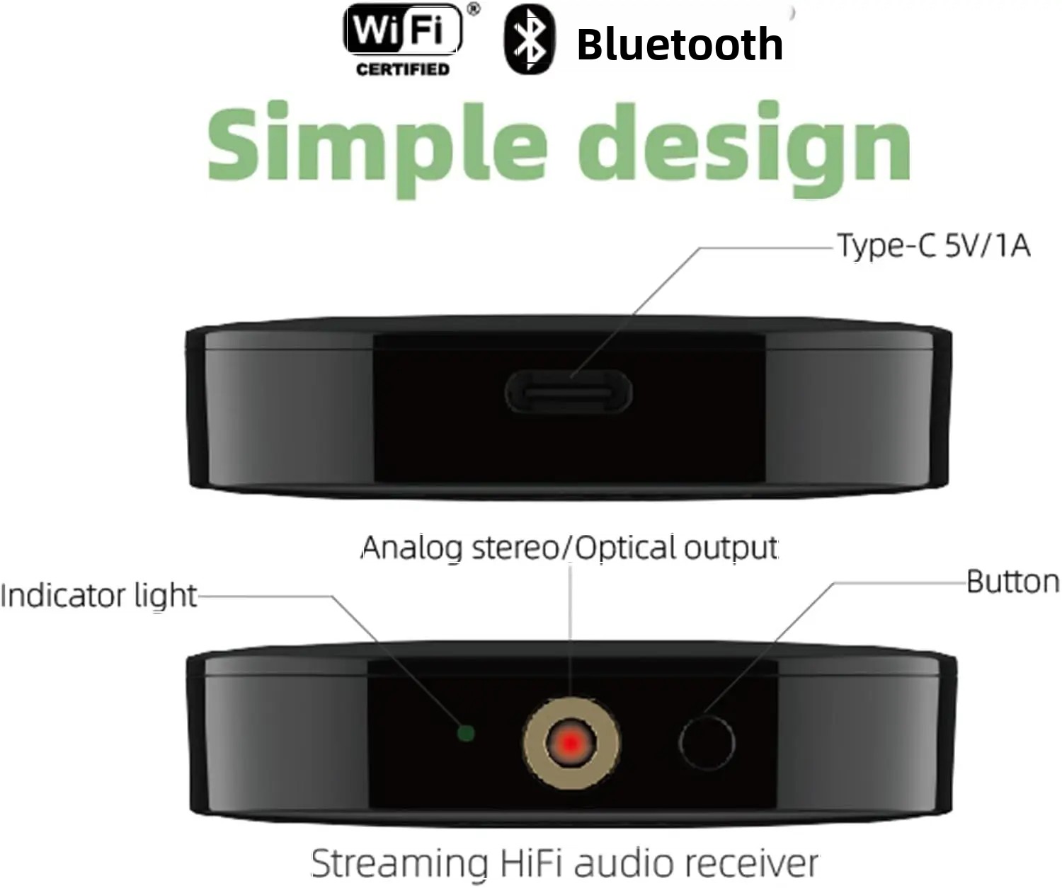 Receptor de áudio de alta reso - Bluetooth Adapter Receiver avaliação e preço