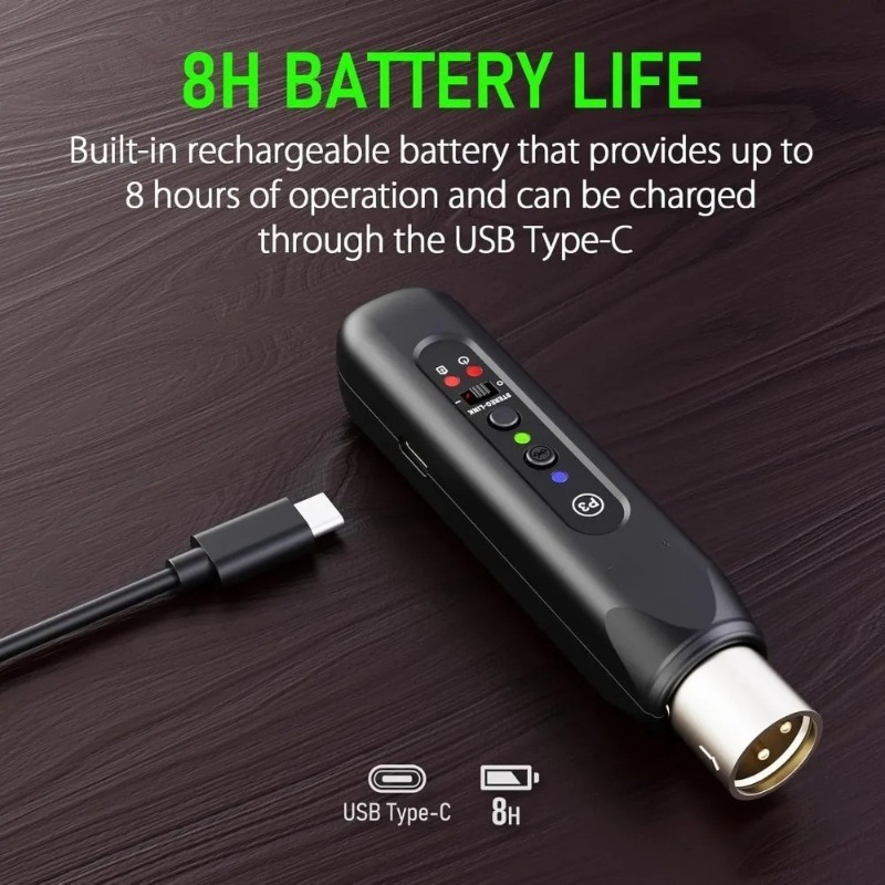 Receptor Bluetooth XLR sem fio - Bluetooth Adapter Receiver avaliação e preço