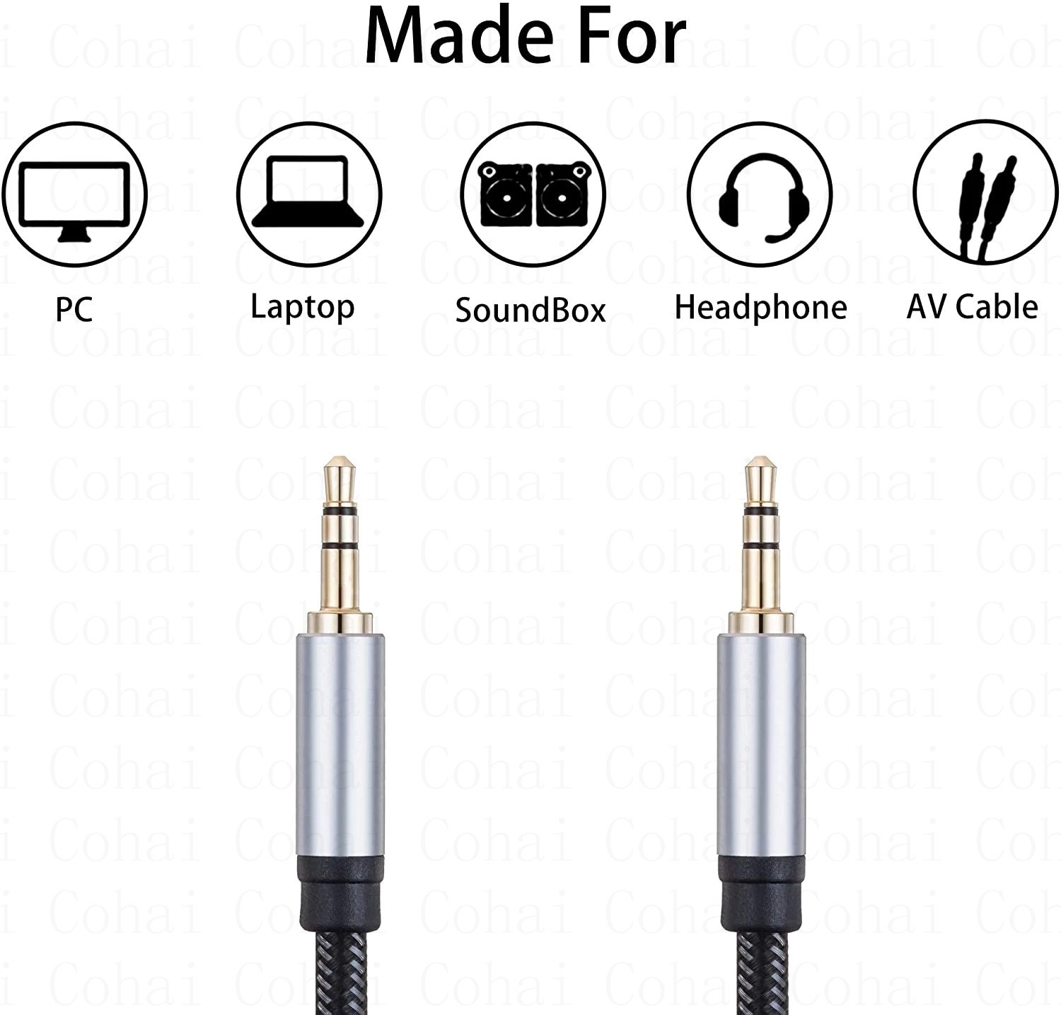 3.5mm jack cabo de áudio jack  - Cable Extension 3.5 avaliação e preço