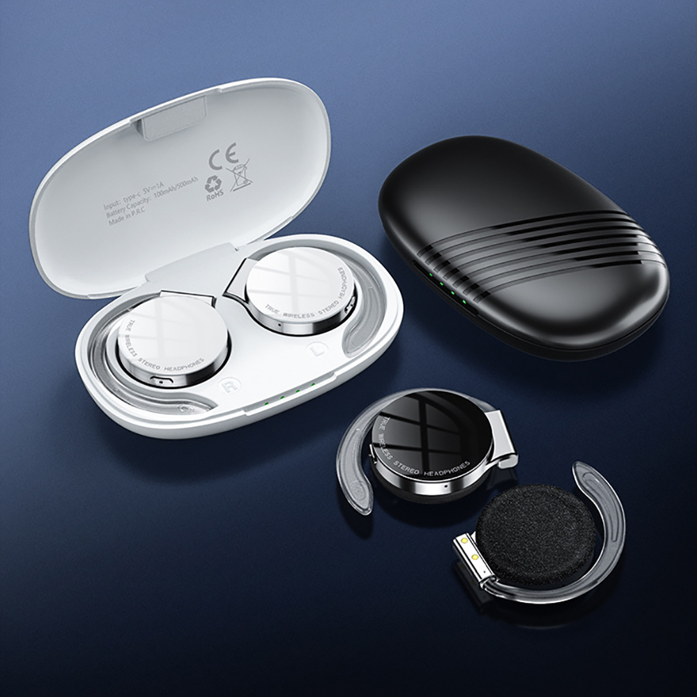 F2 tws sem fio bluetooth fone  - Sports Earphone Hook avaliação e preço