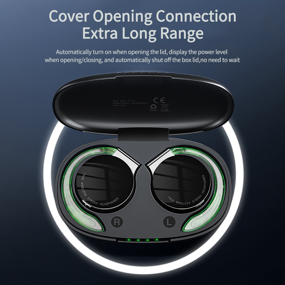 F2 tws sem fio bluetooth fone  - Sports Earphone Hook avaliação e preço