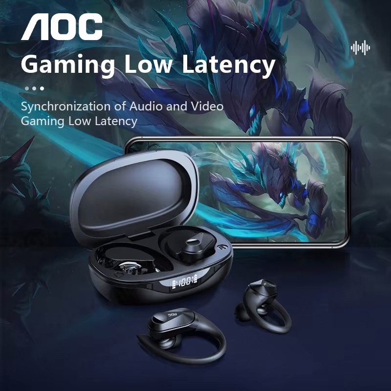 Fone de Ouvido Esportivo AOC S - Sports Earphone Hook avaliação e preço