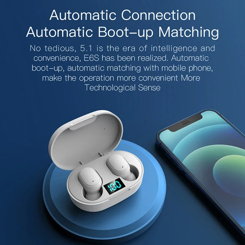 Fone de Ouvido Bluetooth TWS E - Bluetooth Headset On Ear avaliação e preço