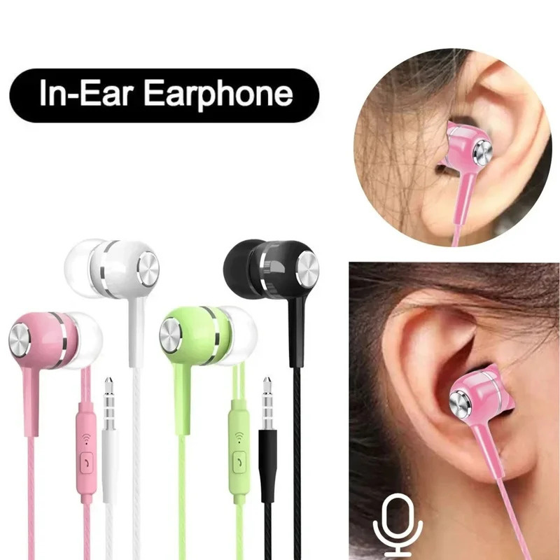 Fone de Ouvido com Fio 3.5mm ( - Wired Earphone Mic avaliação e preço
