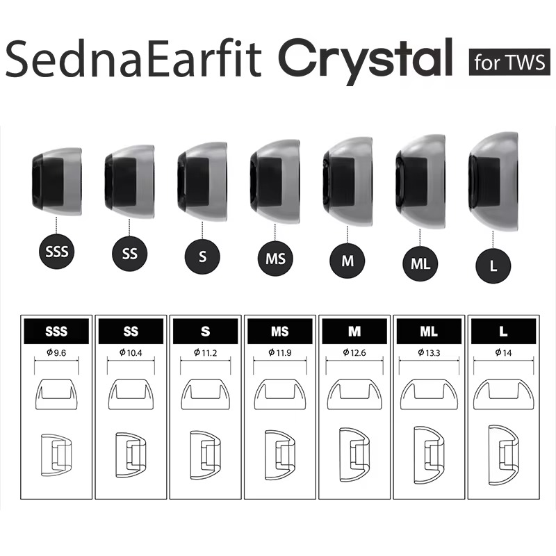 AZLA SednaEarfit Crystal Earti - Wireless Earbuds Tws avaliação e preço