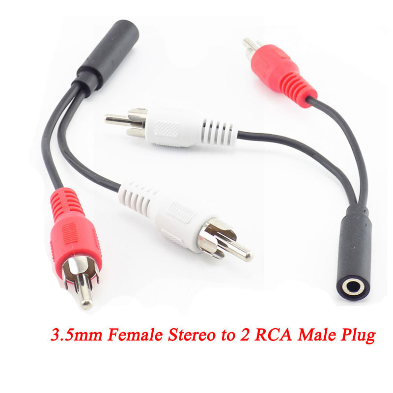 3.5mm rca fêmea jack estéreo p - Cable Extension 3.5 avaliação e preço