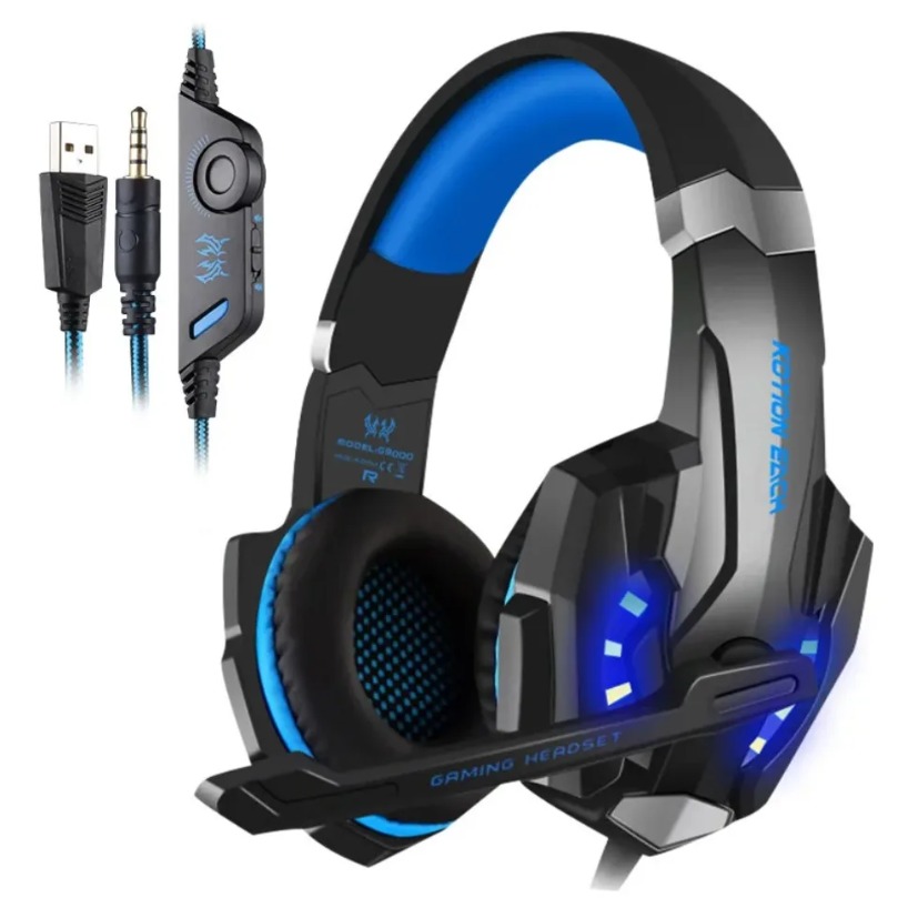 Fone de ouvido para jogos, est - Wired Earphone Mic avaliação e preço