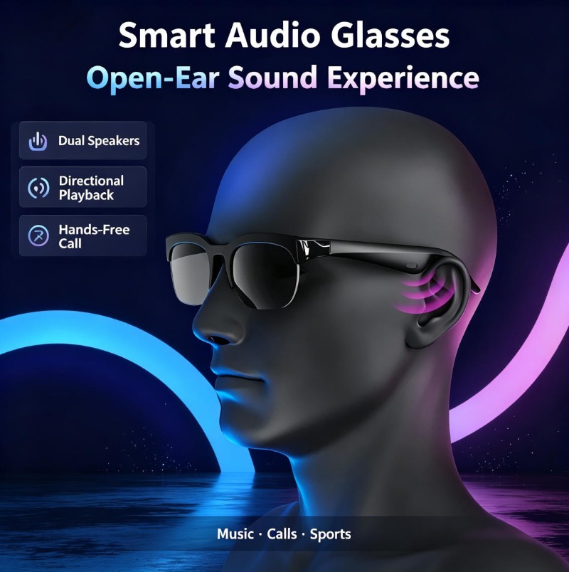 Óculos de Sol Tradutores de IA - Bluetooth Headset On Ear avaliação e preço
