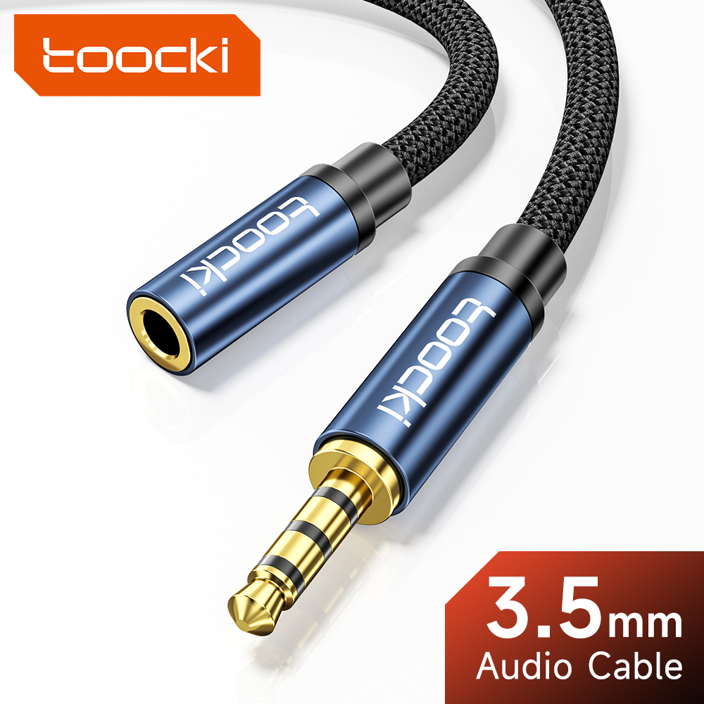 Toocki 3.5mm jack aux cabo sup - Cable Extension 3.5 avaliação e preço