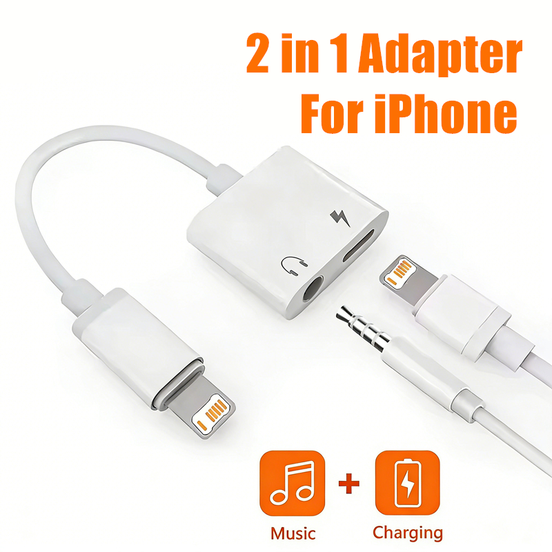 Adaptador de Áudio e Carregame - Earphone Splitter Jack avaliação e preço